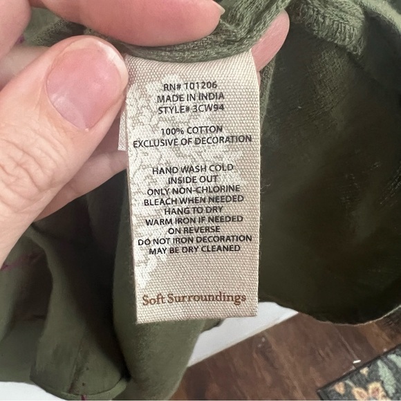 *NEW* Soft Surroundings Cristoforo Gauzy Embroidered Midi Dress - Picture 14 of 14